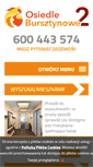 Mobile Screenshot of osiedlebursztynowe.info